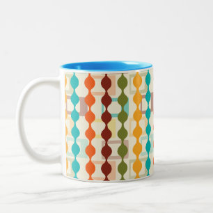 Rectangles and Chains  Two-Tone Coffee Mug