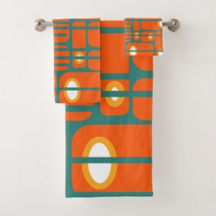 Rectangles and Circles  Bath Towel Set
