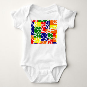 Rectangles and Rings Baby Bodysuit