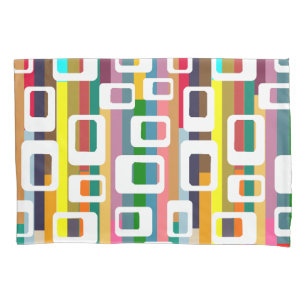 Rectangles and Stripes Pillowcase