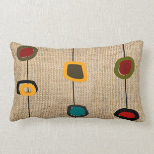 Rectangles et cercles modernes 3 de coussin de la