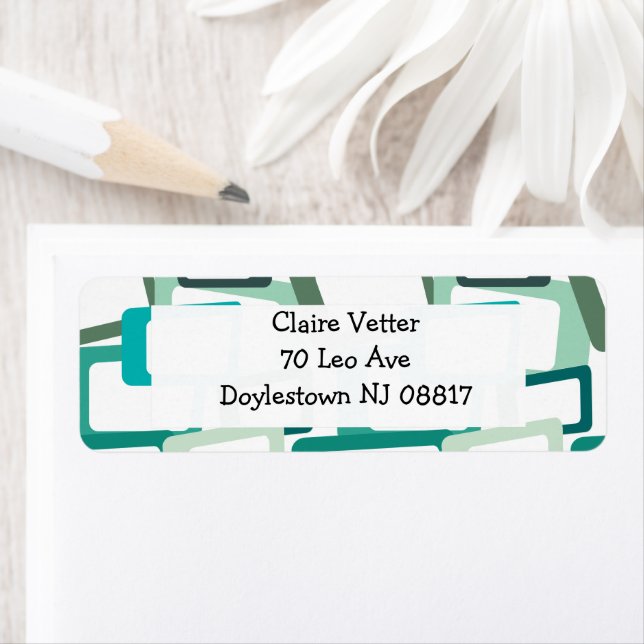 Rectangles modernes du milieu du siècle (En situation)