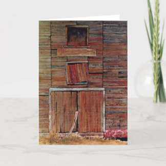 "Rectangles Rule #2" Country Roads Greeting Card