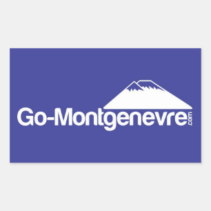 Rectangulaire Aller Sticker Montgenevre
