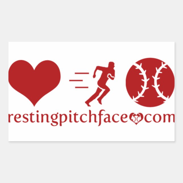 Rectangulaire Coeur, Hustle, Sticker HBP (Devant)