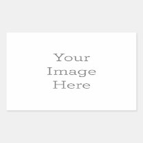 Rectangulaire Create Your Own Rectangle Sticker