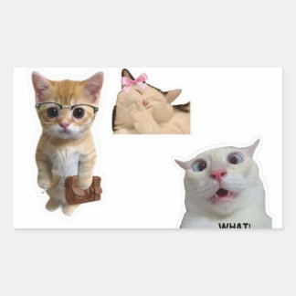 Rectangulaire Cute Artistic Aesthetic Sticker for Laptop 