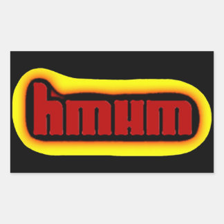 Rectangulaire Demi-homme Sticker à semi-machine