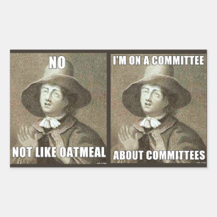 Rectangulaire Problèmes Quaker Sticker Pack