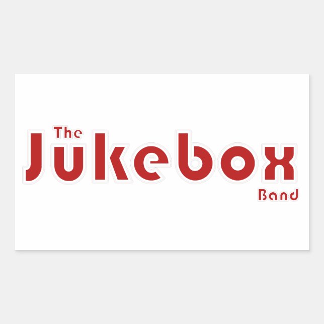 Rectangulaire Sticker (Devant)