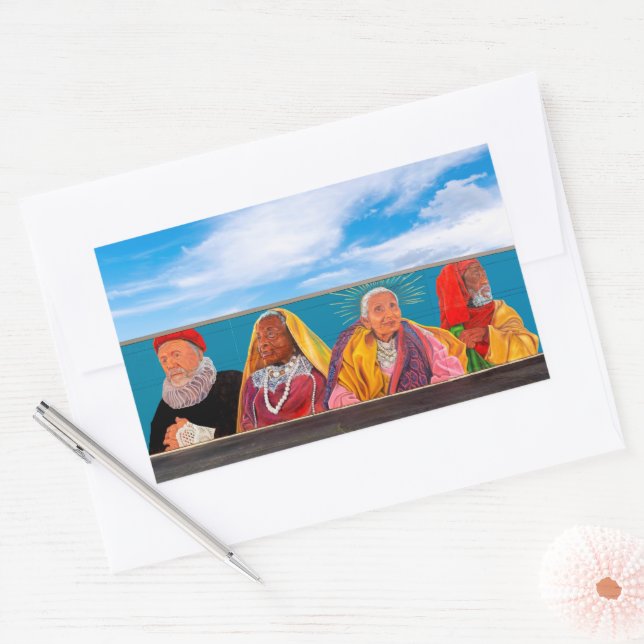 Rectangulaire Sticker Age & Grace (Enveloppe)