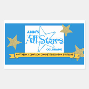 Rectangulaire Sticker All Stars d'Ann