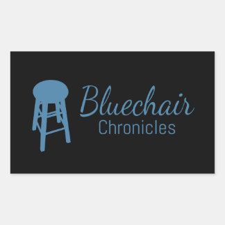 Rectangulaire Sticker Bluechair