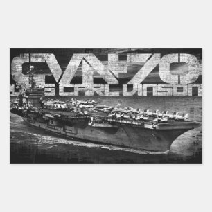 Rectangulaire Sticker Carl Vinson