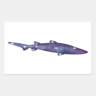 Rectangulaire Sticker Constellation de Requin