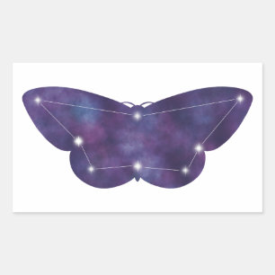 Rectangulaire Sticker Constellation Moth