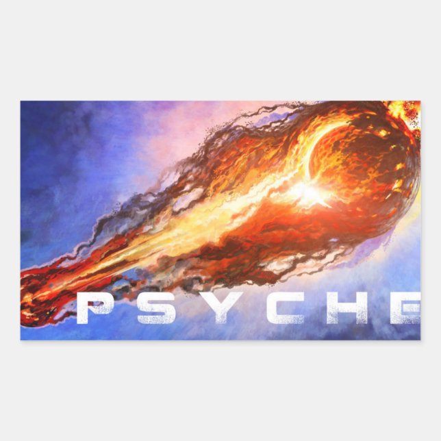Rectangulaire Sticker CSR Mission Psyche (Devant)