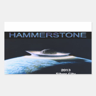 Rectangulaire Sticker de bande de Hammerstone