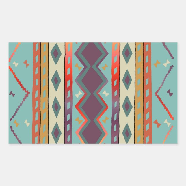 Rectangulaire Sticker de conception de couverture sud-ouest indi (Devant)