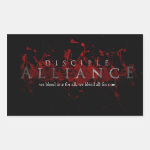 Rectangulaire Sticker de l'alliance disciple
