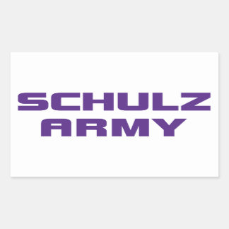 Rectangulaire Sticker de l'armée Schulz