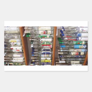 Rectangulaire Sticker d'Ouzo