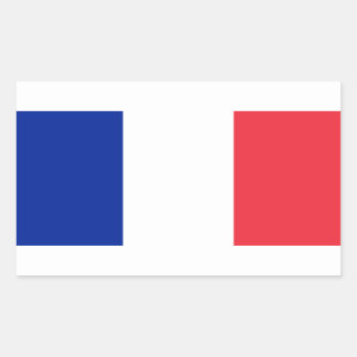 Rectangulaire Sticker du drapeau de France