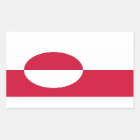 Sticker du drapeau du Groenland