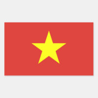 Sticker du drapeau du Vietnam