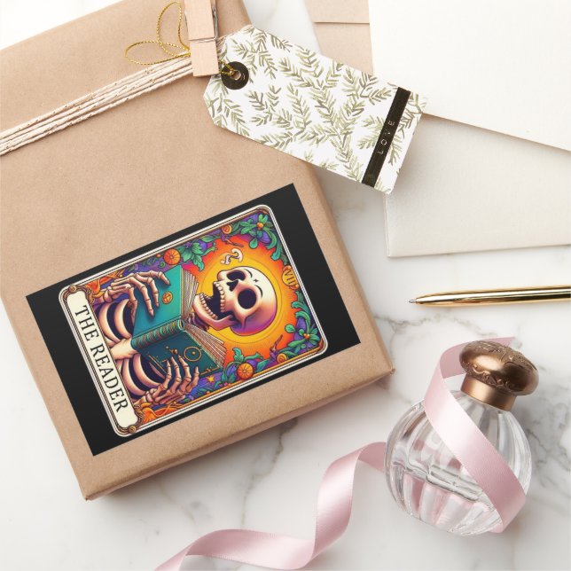 Rectangulaire Sticker du lecteur de Tarot (Cadeaux)