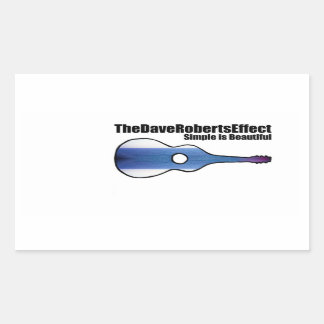 Rectangulaire Sticker EP de l'effet Dave Roberts
