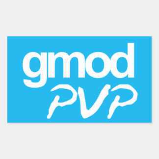 Rectangulaire Sticker Gmod PVP
