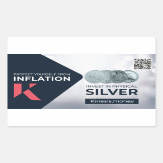 Rectangulaire Sticker Kinesis 1 avec le code QR de référence Mak