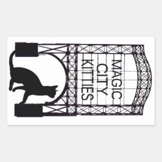 Rectangulaire Sticker Magic City Kitties
