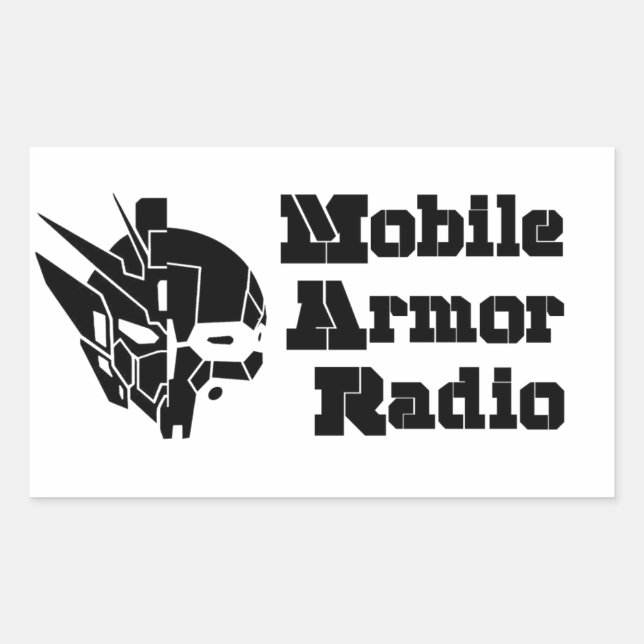 Rectangulaire Sticker MAR (Devant)