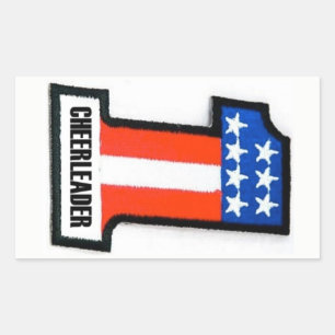 Rectangulaire Sticker Moto Pom-pom girl anarchie