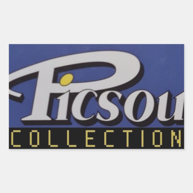 Rectangulaire Sticker Picsou Collection (Devant)