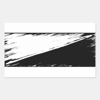 Rectangulaire Sticker pour drapeau anti-archo-pacifiste