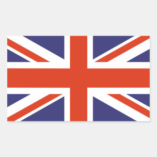Rectangulaire Sticker pour drapeau britannique Union Jack