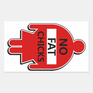 Rectangulaire Sticker pour les chicots gras