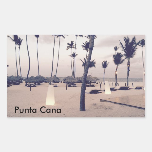 Rectangulaire Sticker Punta Cana (Devant)