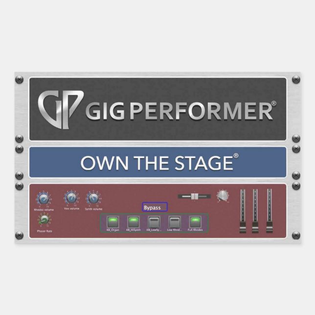 Rectangulaire Sticker Rackspace GP (Devant)