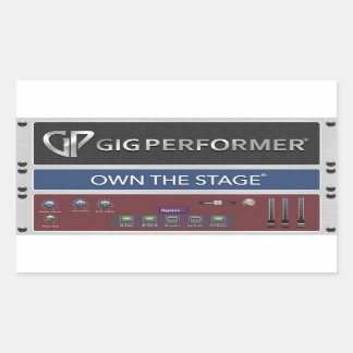 Rectangulaire Sticker Rackspace GP