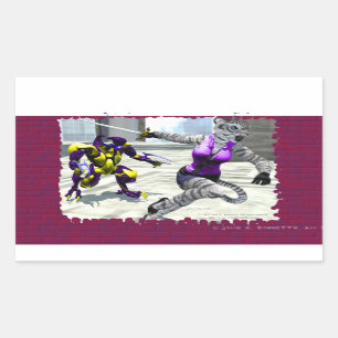 Rectangulaire Sticker Rectangle de la taille de charge