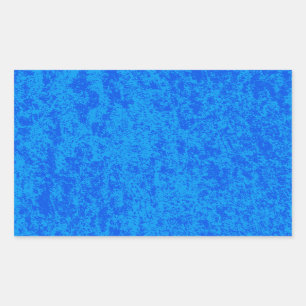 Rectangulaire Sticker Rectangle en marbre bleu