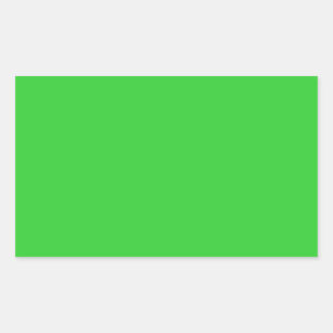 Rectangulaire Sticker Rectangle vert citron