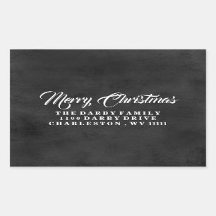 Rectangulaire Sticker traditionnel Joyeux tableau de bord Noël