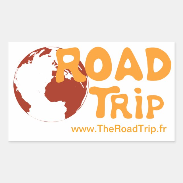 Rectangulaire The Road Trip Sticker (Devant)