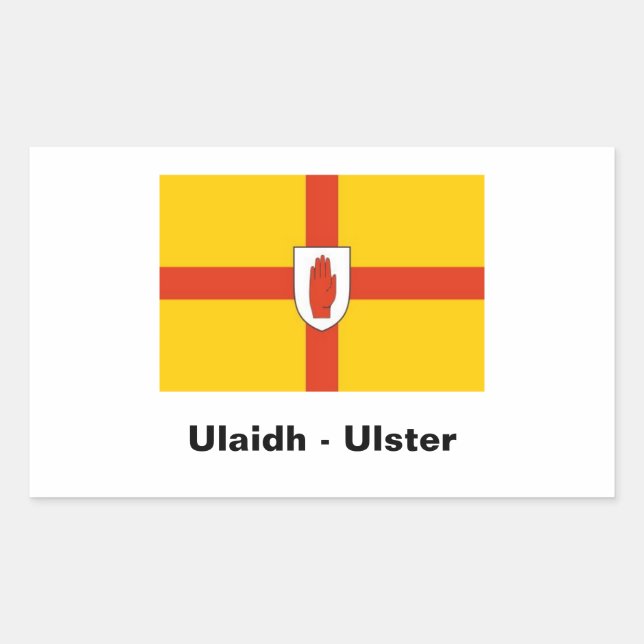 Rectangulaire Ulster - Sticker (Devant)