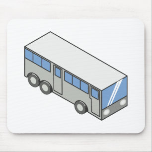 Rectangular bus mouse pad